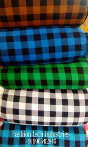 Mixed Check Shirt Fabric