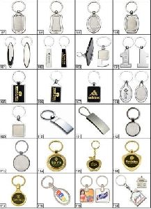 Chrome Plated Keychain