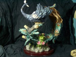 Peacock Figurine