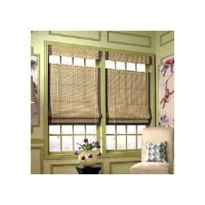 Brown Bamboo Window Blinds