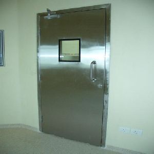 galvanized steel door