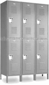 Double Tier Metal Lockers