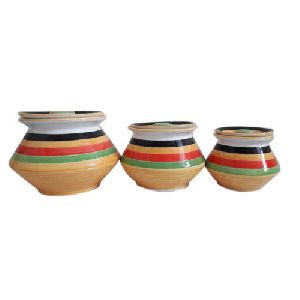 Round Ceramic Handi