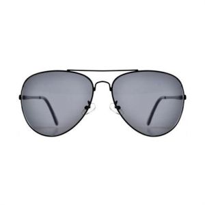 Dark Grey Aviator Sunglasses