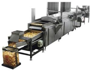 Potato chips frying machine