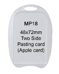 White Plastic ID Card