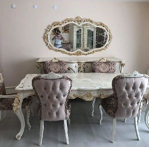 Wooden Designer Dining Table Set