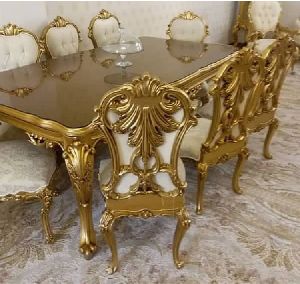 Wooden Designer Dining Table Set