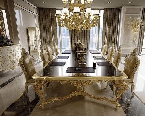 Wooden Designer Dining Table Set