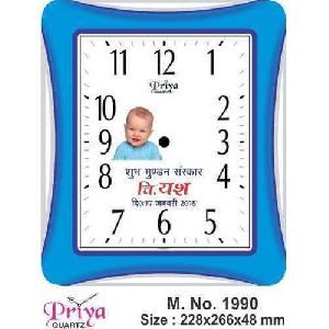 Plastic Advertisement Wall Clock