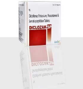 DICLOFENAC POTASSIUM PARACETAMOL SERRATIOPEPTIDASE TABLETS