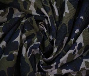 Camouflage Cotton Print Fabric