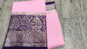 Handloom Pure Linen saree