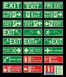 Fire Safety Signage and Direction board