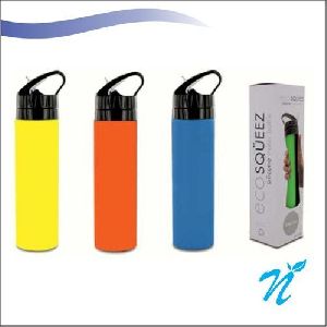 Silicone Squeeze Water Bottle