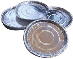 Silver Laminated Paper Thali