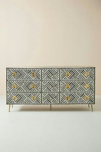 Bone Inlay 6 Drawer Chest