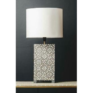 Mother Of Pearl Inlay Table Lamp