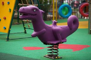 Two Seater Dinosaur Spring Rider Toy