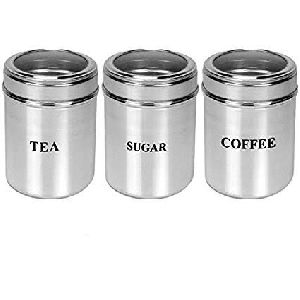 Tea-Coffee-Sugar Dabba Set