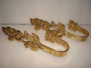 Brass Curtain Tie Back