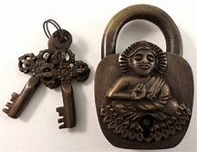Brass Lock and Key
