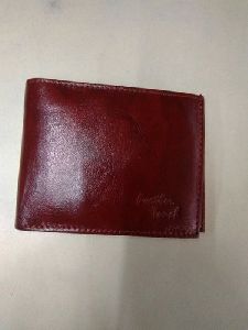 Mens Red Leather Wallet