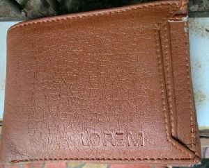 Mens Tan Brown Leather Wallet
