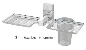 Swift Series Soap Dish With Tumbler Holder