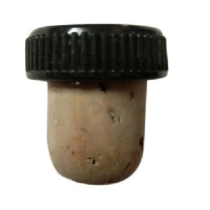 T Shaped Cork Stopper With Plastic Lead