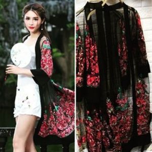 Ladies Embroidered Shrug