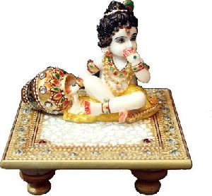 Laddu Gopal Marble Statue