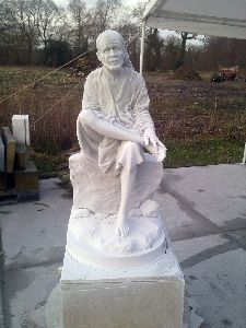 Sai Baba Marble Statue