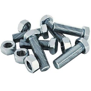 Silver Stainless Steel Nut Bolt