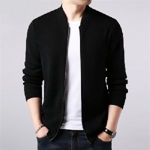 Men Woolen Sweater Coat