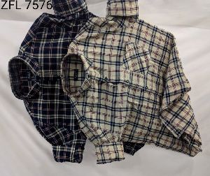 Mens Check Shirt (ZFL 7576)