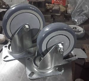 shock absorbing casters