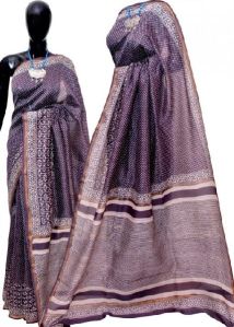 Dabu Printed Chanderi Sarees