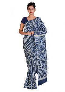 Designer Printed Cotton Sarees