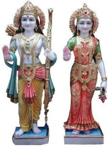 Ram Sita Marble Statue