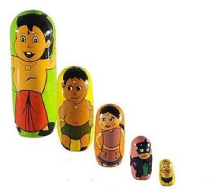 Wood Nesting Doll Set