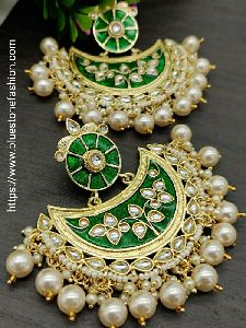 kundan meena earings