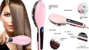 Hot Hair Straightener Comb Brush