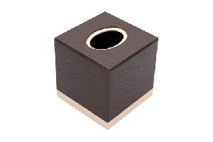 Leatherette Tissue box Cube