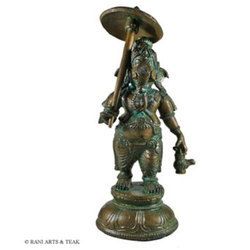 Bronze Umbrella Ganesh