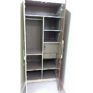 7 Feet Lockable Wooden Wardrobe