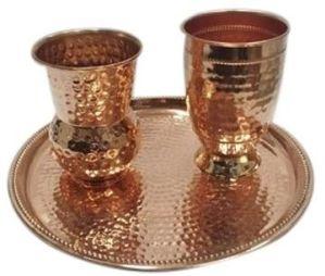 Round Copper Lemon Set