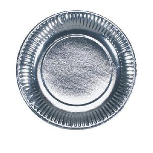 Silver Paper Plate Thali