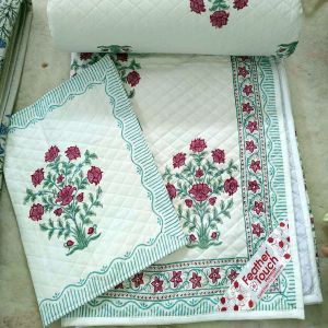 Hand Block Printed Quilt