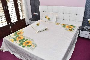 Hand painted designer bedsheets